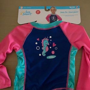 Swim tee rash guard